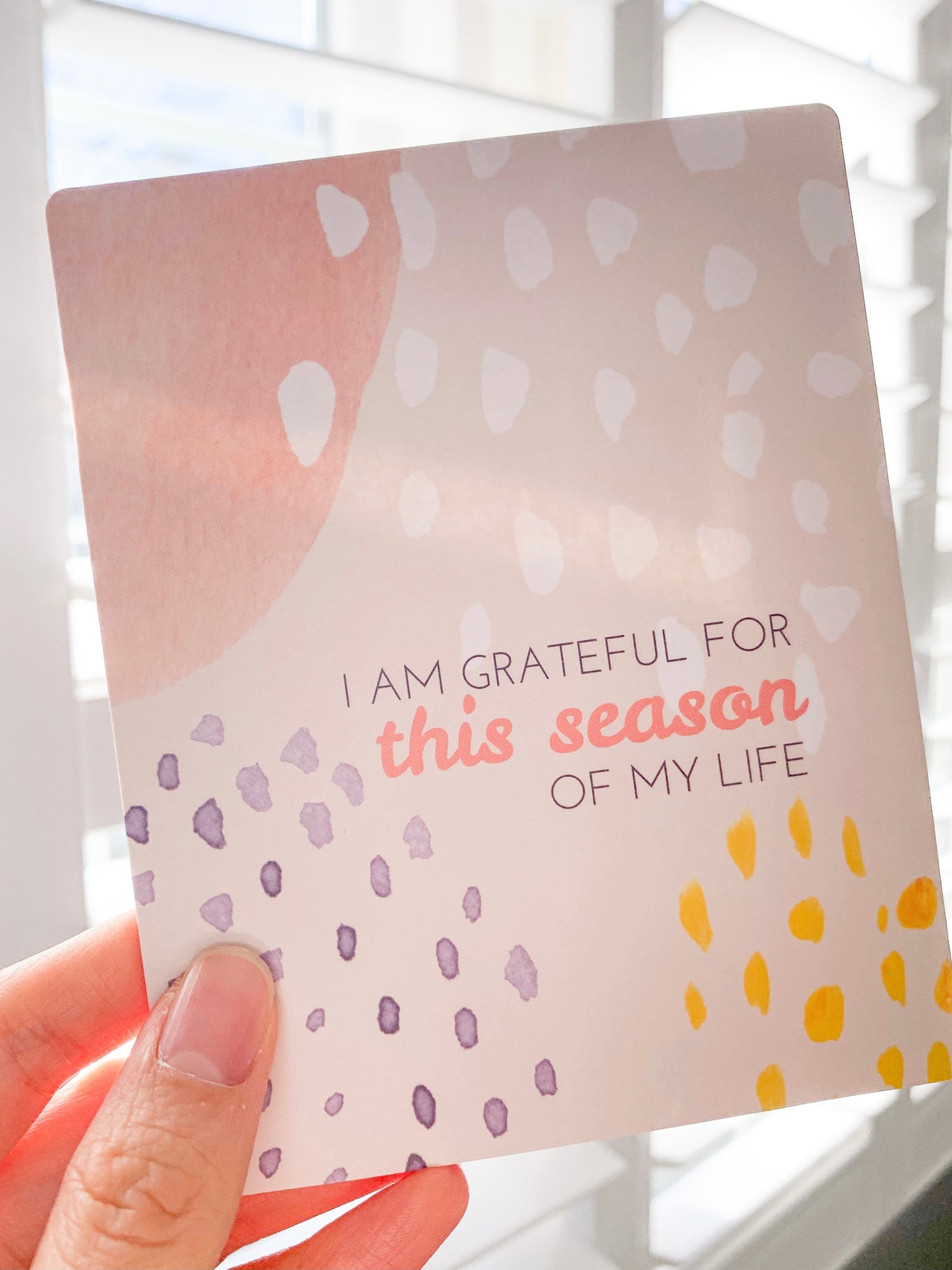 New Mama Affirmation Card from Fourth Trimester Mama