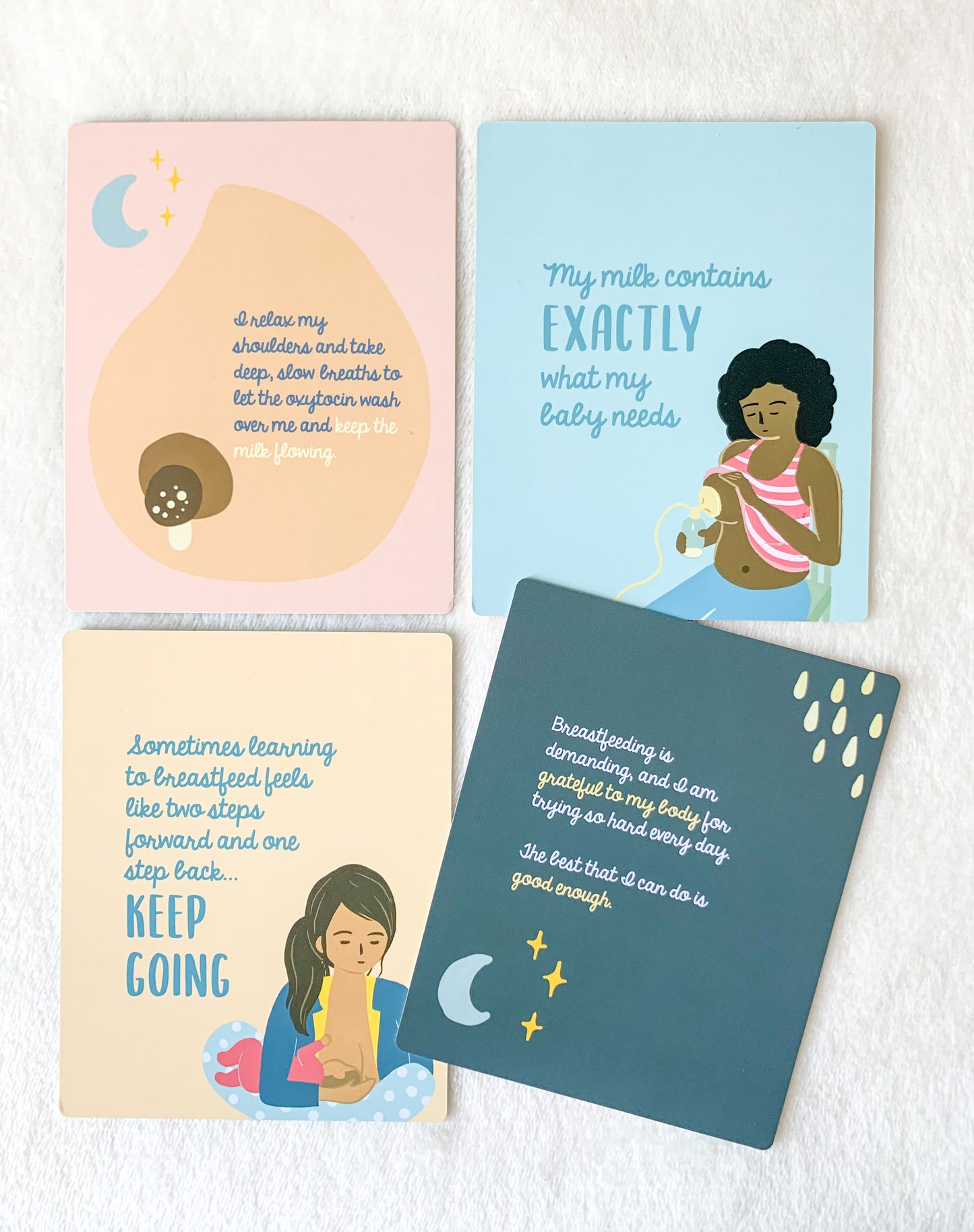 Breastfeeding Affirmation Cards from Fourth Trimester Mama